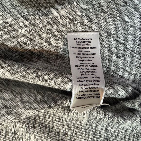 LulaRoe Vest Cardigan Sleeveless Duster Women L Open Front Flowy Heathered Gray - Picture 7 of 7